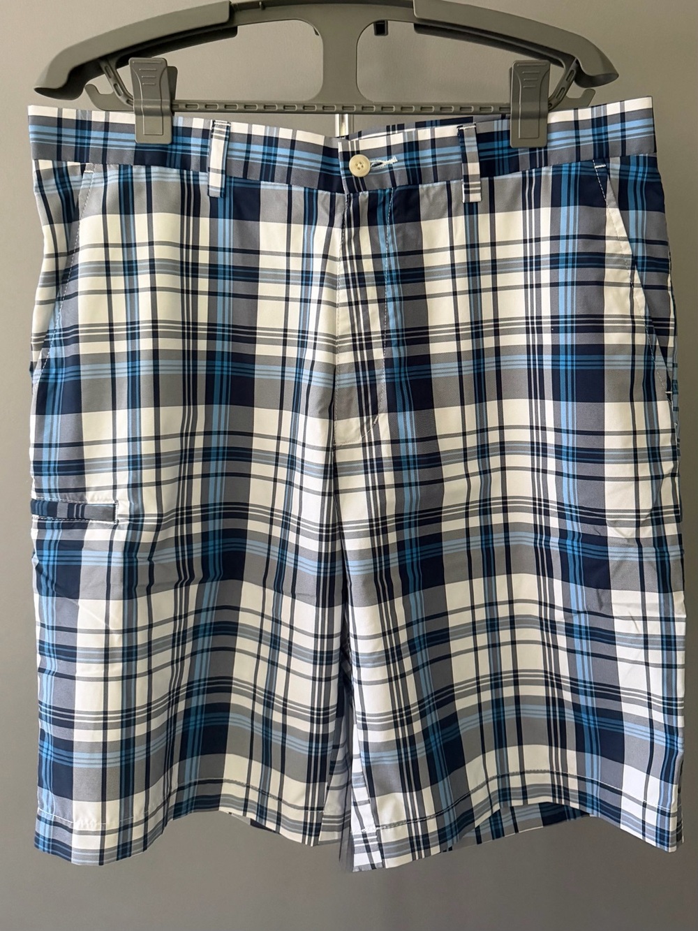 Gland Slam Performance Plaid Golf Shorts